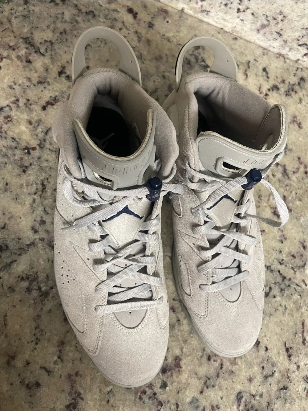 Air Jordan 6 Retro Georgetown sneaker shoes high top suede tongue brand men 13